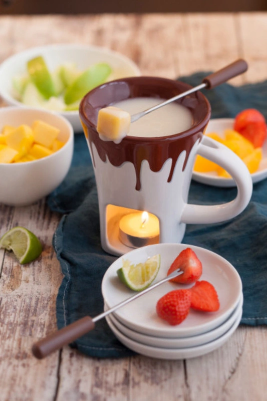 SWISSMAR - SWISSMAR Kubek do fondue czekoladowego NOSTALGIA