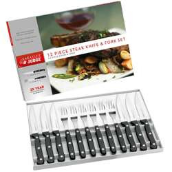 JUDGE - Judge Zestaw sztućców do steaków 12szt.