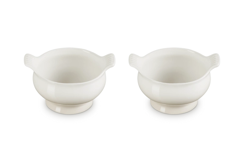 Le Creuset - Zestaw 2 Bulionówek 600ml meringue