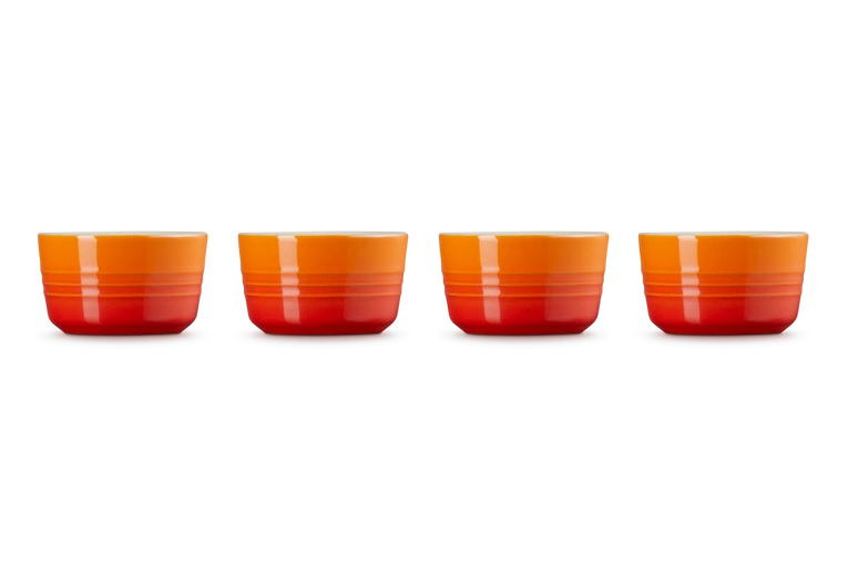 Le Creuset - Zestaw 4 mini foremek 100 ml Płomienny