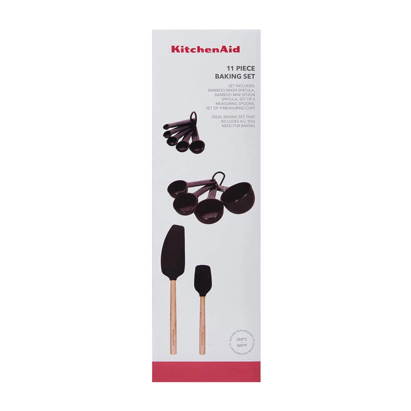 KitchenAid Culinary Tools - zestaw przyborów kuchennych 11 el. Onyx Black