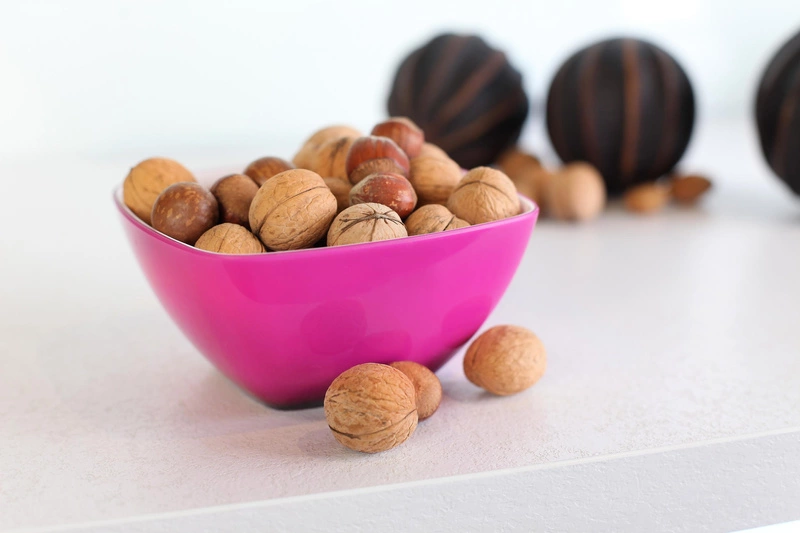 Vialli Design - Miska Livio kwadratowa fuksja 14 cm