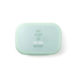 Amuse - lunchbox z klipsem 18 cm BIO miętowy