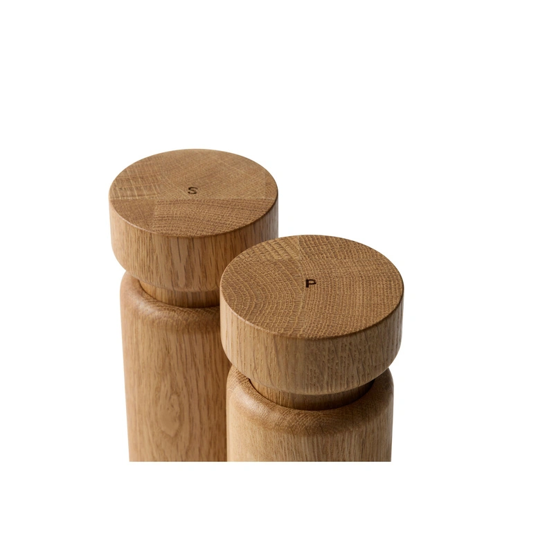 Crushgrind - Zestaw drewnianych młynków 11 cm Naturalny
