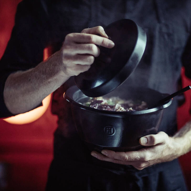 Emile Henry - Garnek typu ONE POT - 2l - czarny