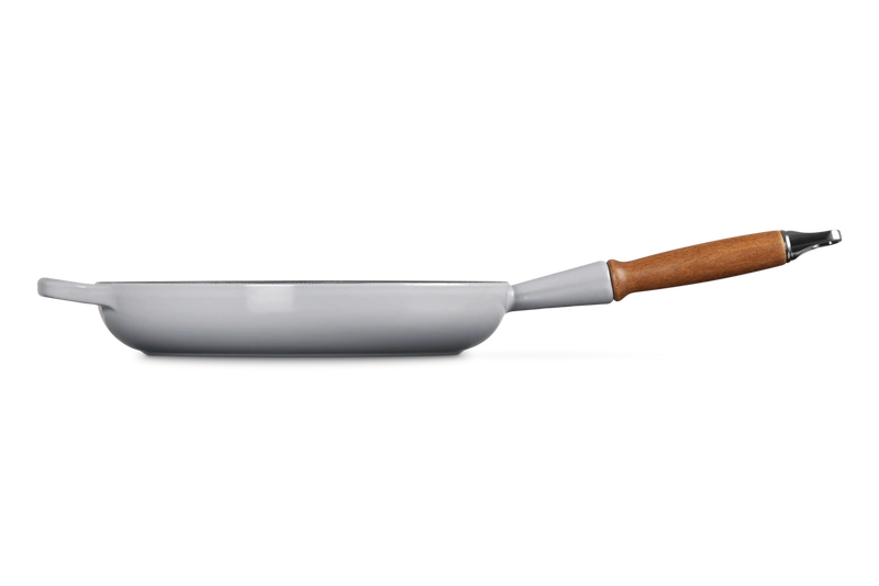 Le Creuset - patelnia żeliwna z drewnianym uchwytem 28 cm chateau