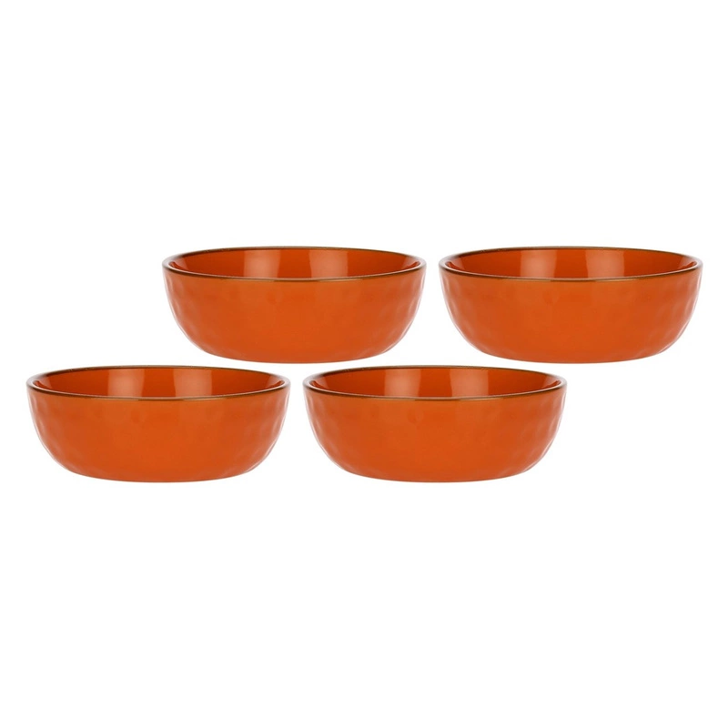 Rose&Tulipani - zestaw 4 misek do sałatek 20 cm Concerto Arancione