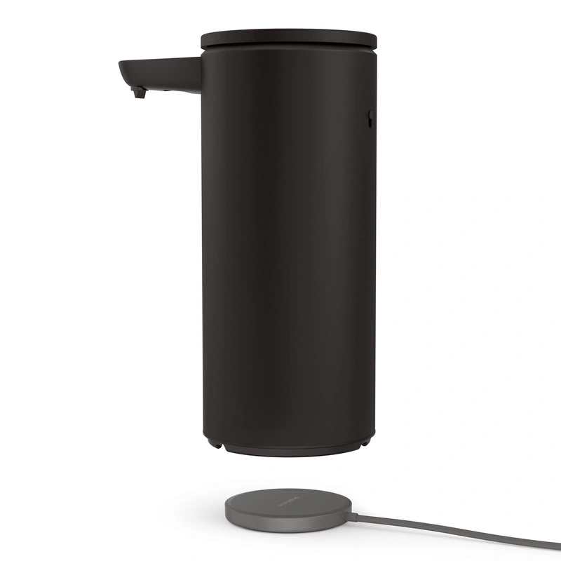 Simplehuman - Dozownik bezdotykowy 414 ml - matowa czarna stal nierdzewna