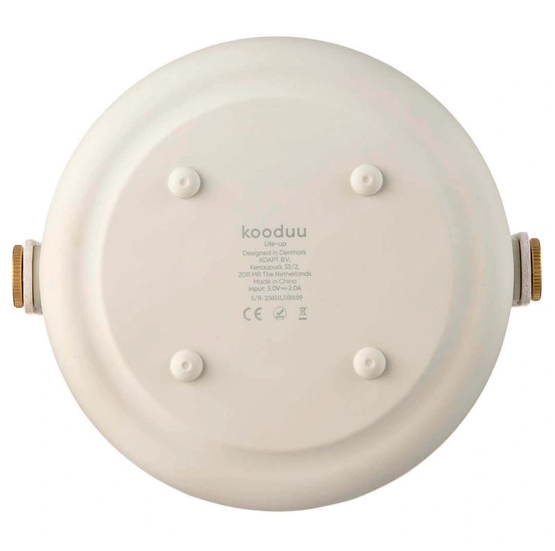 Kooduu - LITE-UP Lampa przenośna akumulatorowa - Beżowy