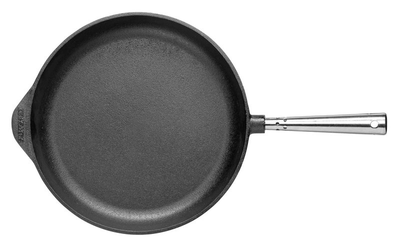 Skeppshult - PROFESSIONAL Patelnia głęboka ze stalową rączką - 28 cm, czarny