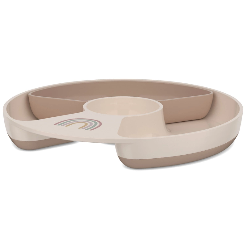 Mepal - Talerzyk dziecięcy dzielony Mio Sunshine & Rainbow