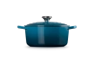 Le Creuset brytfanna żeliwna emaliowana Signature okrągła 24 cm 4,2 l deep teal