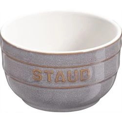 Staub - mini ramekin okrągły, 2 szt. 200 ml, antyczny szary