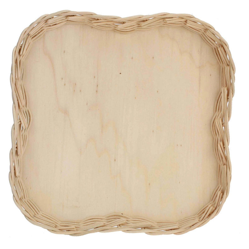 La Porcellana Bianca - wiklinowy kosz na tacę do przekąsek Midollino