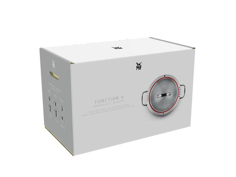 WMF - 5 częściowy komplet stalowych garnków Function 4