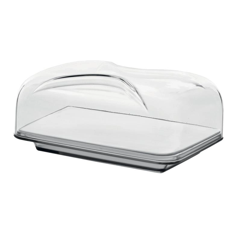 Guzzini - RECTANG.CHEESE DISH SET:taca,COVER,CHOPPING BOARD