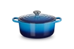 Le Creuset - brytfanna żeliwna emaliowana Signature okrągła 26 cm 5,3 l lazur