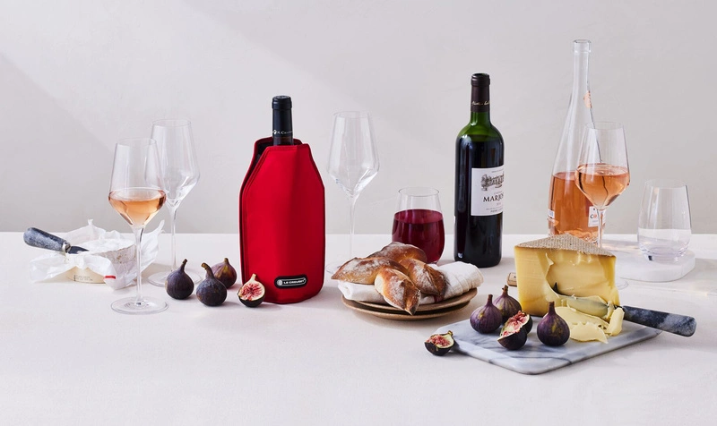 Le Creuset - cooler do wina wiśniowy