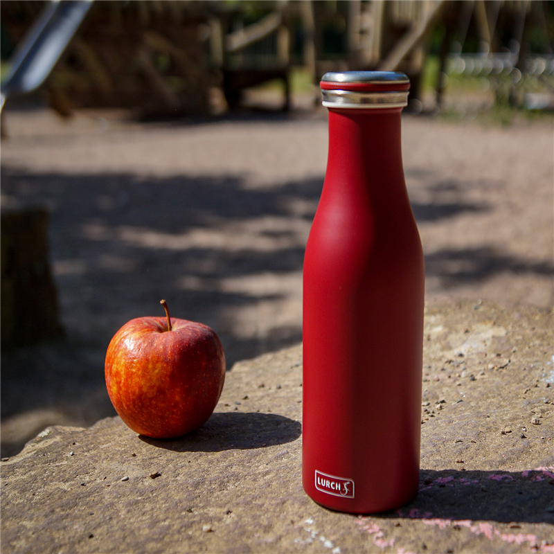 Lurch - butelka termiczna, stalowa, 0,5 l, burgund matowy