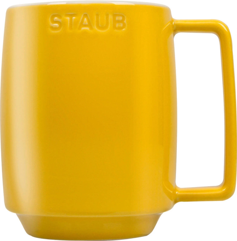 Staub - SERVING Kubek ceramiczny - Żółty, 475 ml