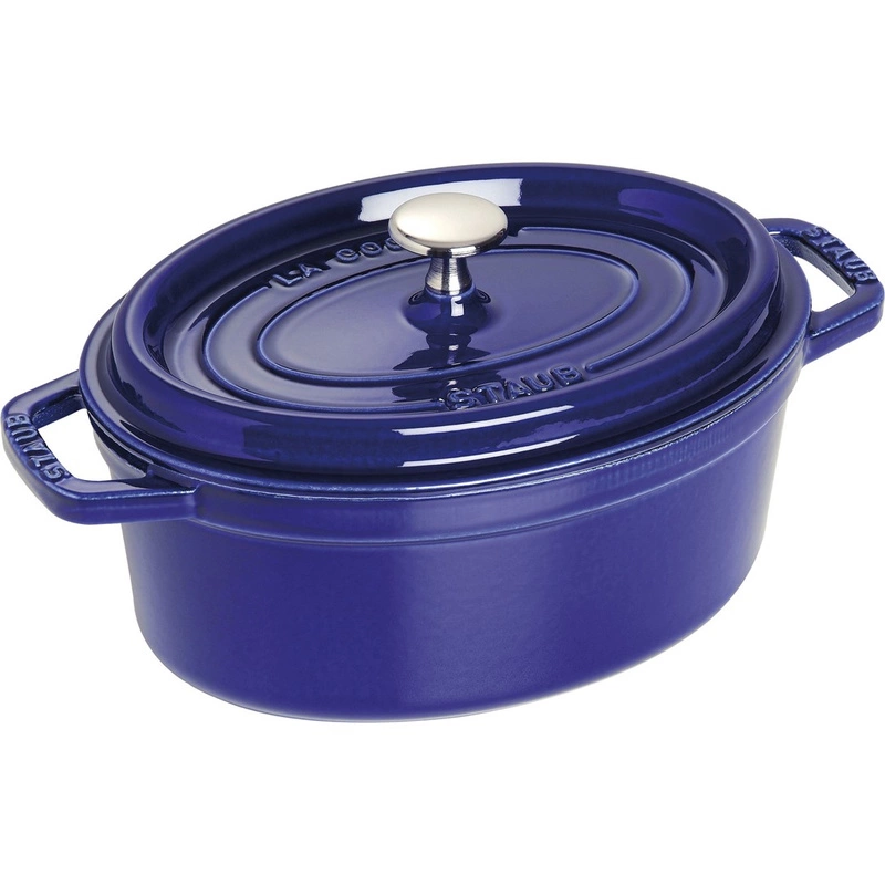 Staub - garnek żeliwny owalny 2.35 l, niebieski