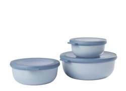 Mepal - Zestaw 3 misek Cirqula 350 750 1250 Nordic Blue
