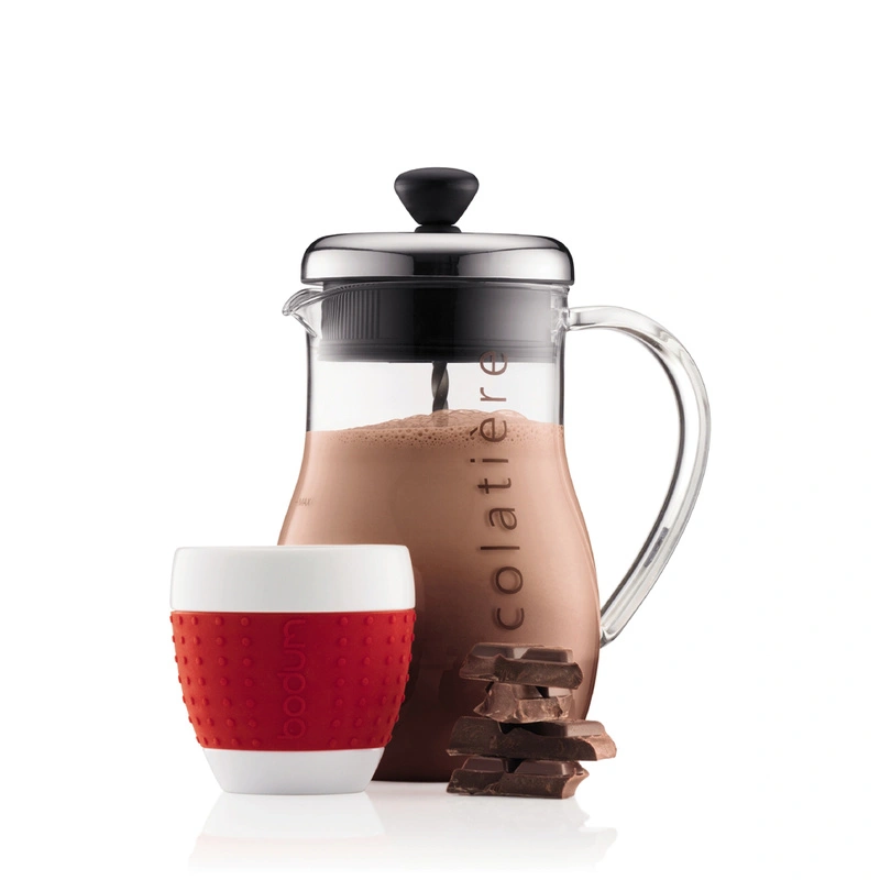 Bodum - dzbanek do gorącej czekolady Chocolatiere 1L Chrome