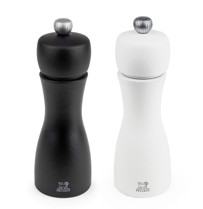 Peugeot - TAHITI Zestaw młynków do soli i pieprzu 15 cm czar