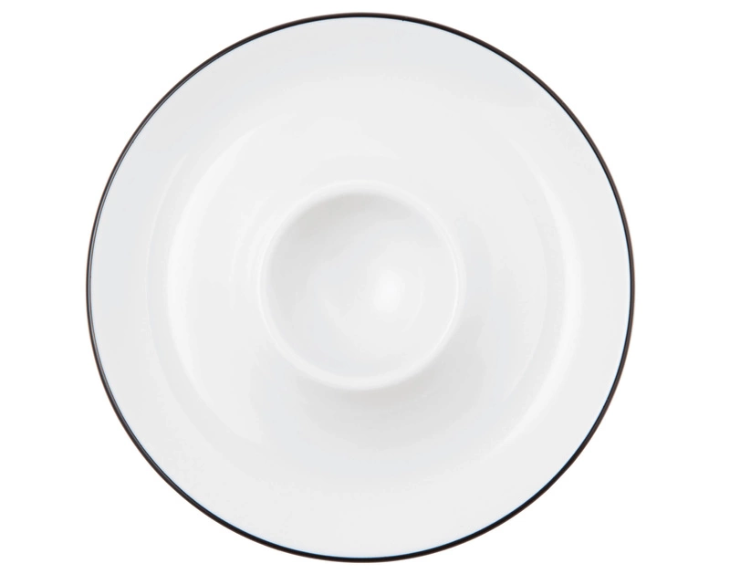 Seltmann - LIDO BLACK LINE Zestaw 6 podstawek na jajko 12.5 cm