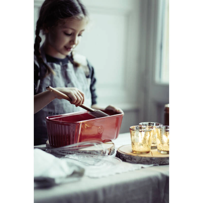 Emile Henry - Keksówka / Forma do pieczenia chleba - 31x13cm - czerwony