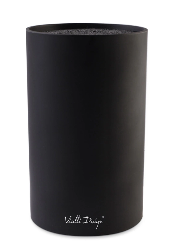 Vialli Design - Stojak do noży Nero czarny