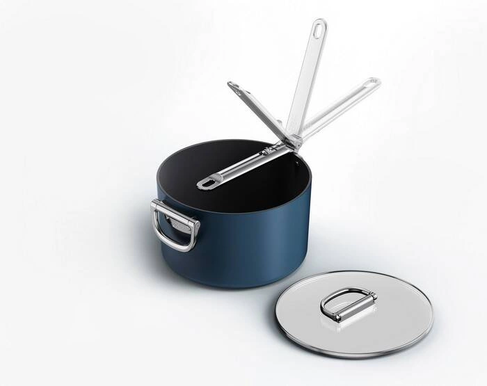 Joseph Joseph - Rondel 23cm ze składanym uchwytem+pokryw. Space