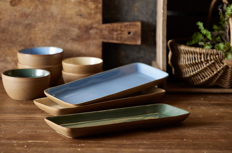 Bitz - Półmisek do serwowania 38 x 14 cm Wood/Ocean