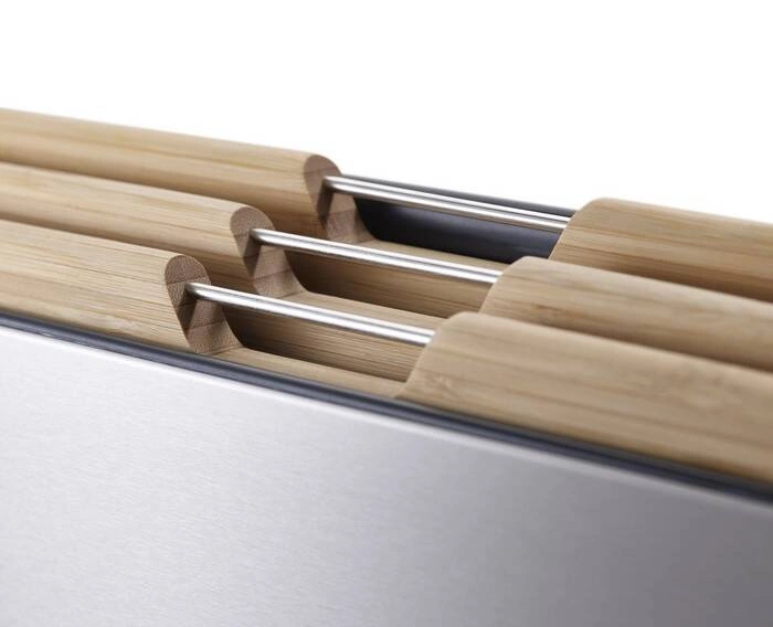 Joseph Joseph - Zestaw 3desek bambusowych w stojaku FolioBamboo