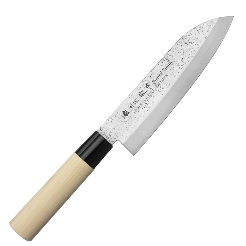 Satake - Nashiji Natural Nóż Santoku 17cm