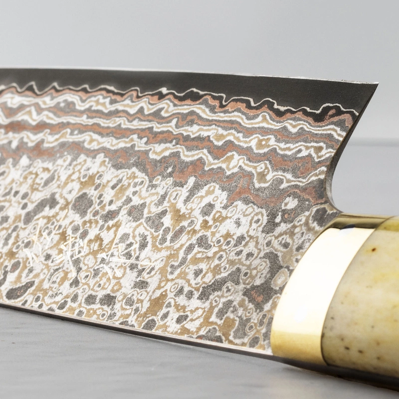 Takeshi Saji - OBB Black VG-10 Color Nóż Nakiri 17 cm