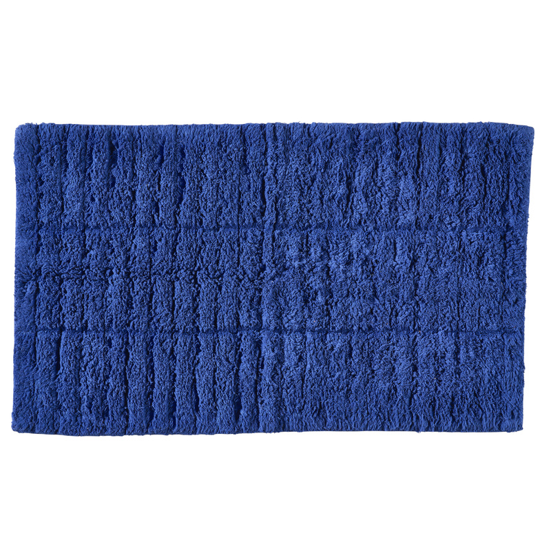 Zone Denmark - Dywanik łazienkowy 50 x 80 cm Tiles Indigo Blue