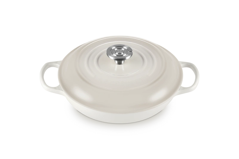 Le Creuset - garnek Gourmet Profesjonalny żeliwny 26 cm 2,2 l meringue