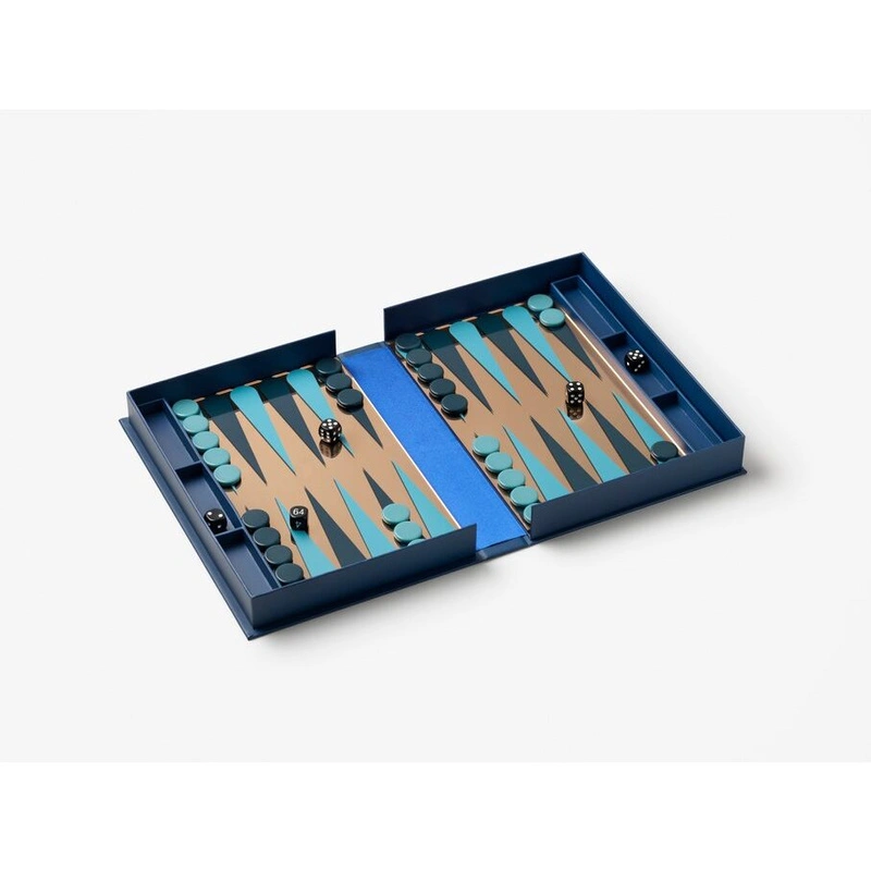 Printworks - Backgammon - granatowe/miedziane