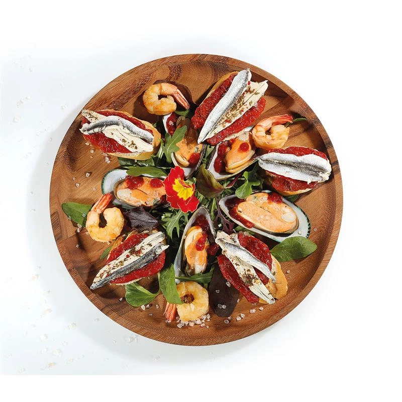 Zassenhaus - talerz na przekąski, akacja, śred. 25 cm