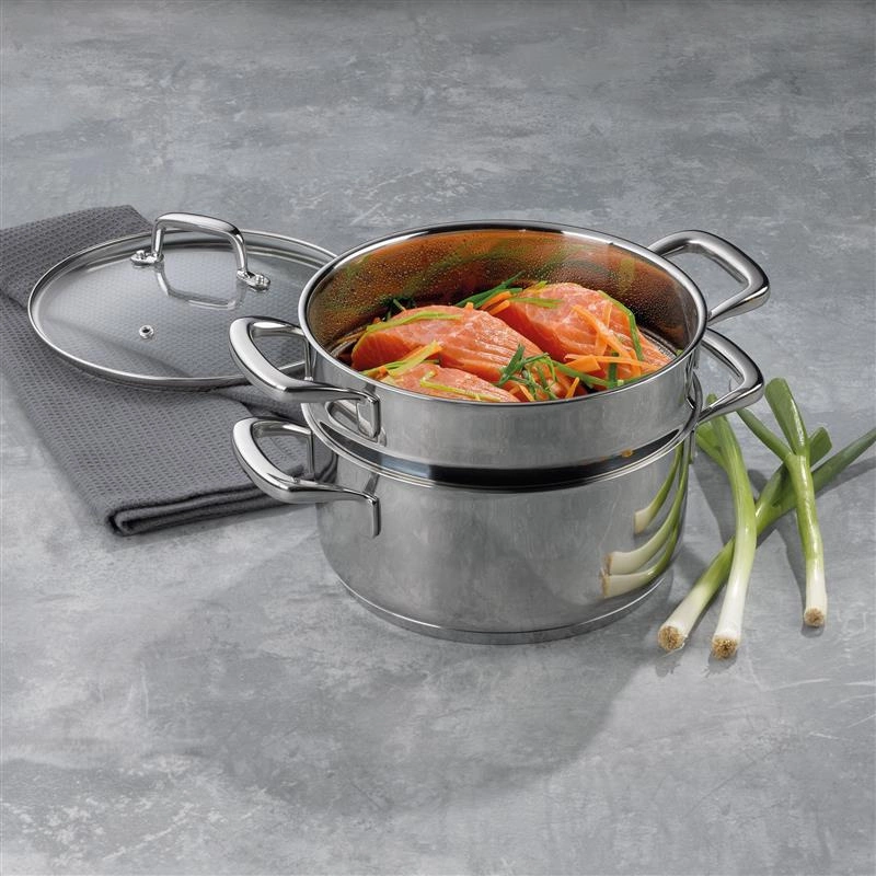 Kela - Zestaw garnków do gotowania na parze Flavoria
