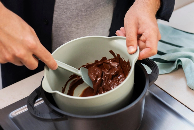 Mepal - Miska do miksowania z pokrywą odporną na rozchlapywanie Chef It 3000 ml Coral