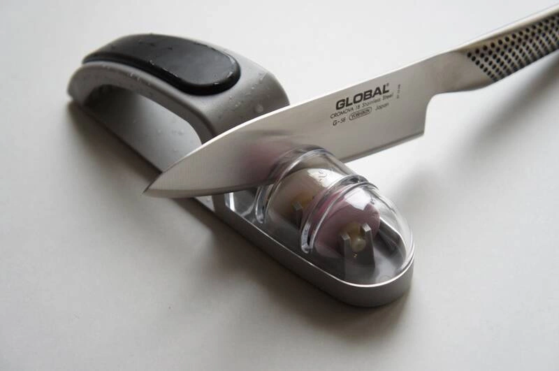 Global - MinoSharp PLUS Ceramiczna ostrzałka wodna 440, szaro-czarna