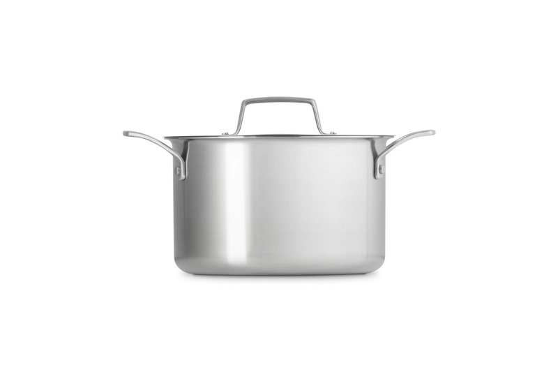 Le Creuset - 3-warstwowy głęboki garnek ze stali nierdzewnej Essential20 cm