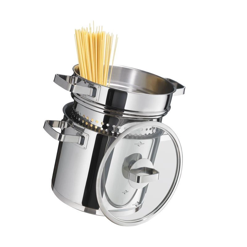 Kuchenprofi - garnek z wkładem do makaronu, 7,0 l, śred. 22 x 27 cm, stal nierdzewna SAN REMO