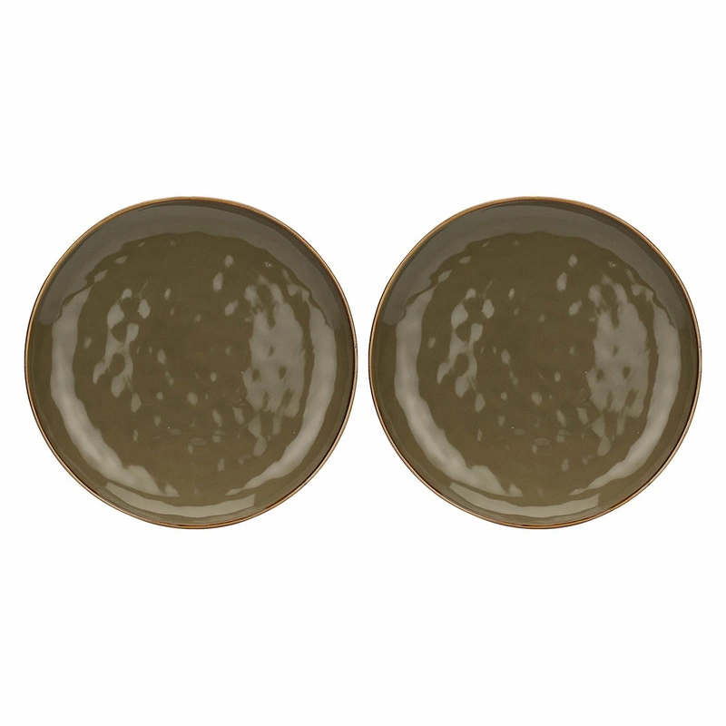 Rose&Tulipani - zestaw 2 półmisków okrągłych 32 cm Concerto Grigio Tortora