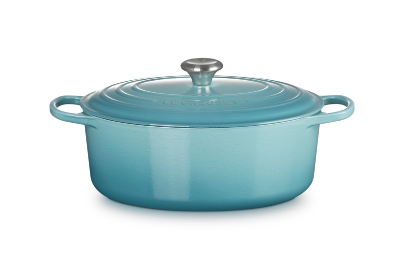 Le Creuset - brytfanna żeliwna emaliowana Signature 31 cm 6,3 l karaibska