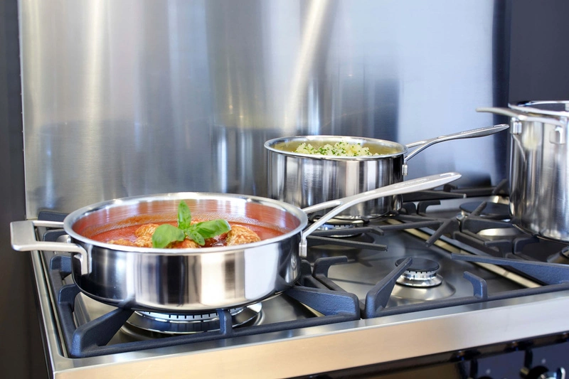 Demeyere - INDUSTRY 5 Patelnia głęboka 2H z pokrywką 28 cm