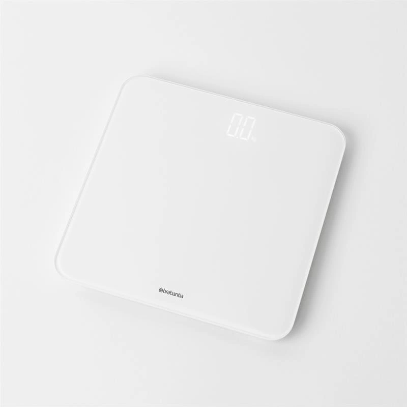 Brabantia - Waga łazienkowa cyfrowa ReNew biała