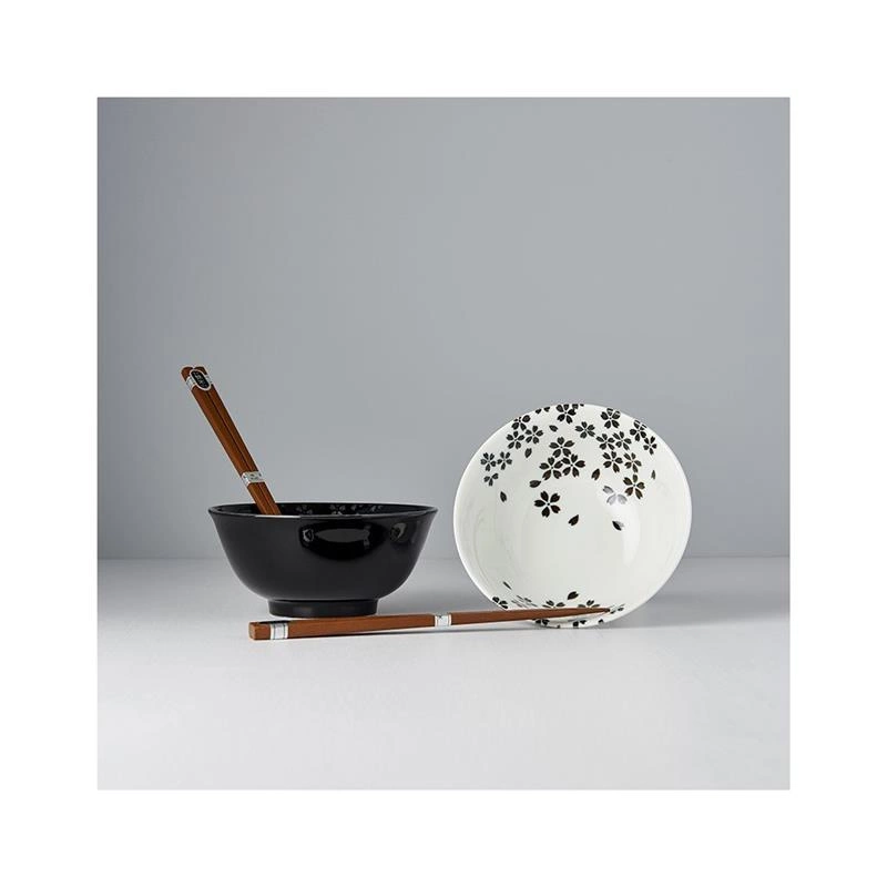 Made in Japan - Zestaw 2 miseczek Silver Sakura